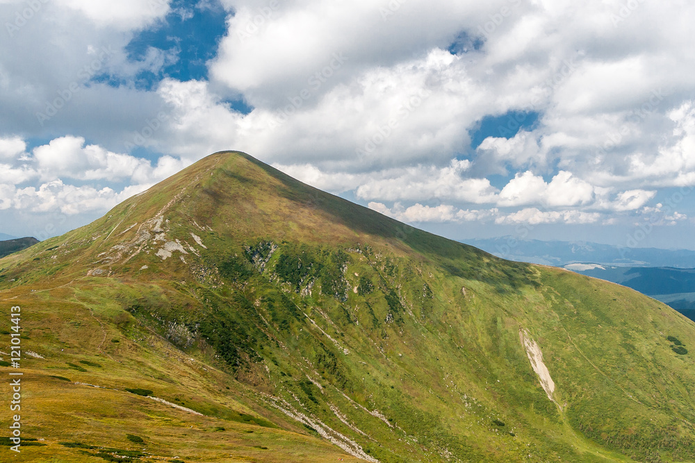 The highest peak of the Ukrainian Carpathians - Goverla