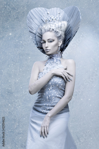 Canvastavla Portrait of winter queen