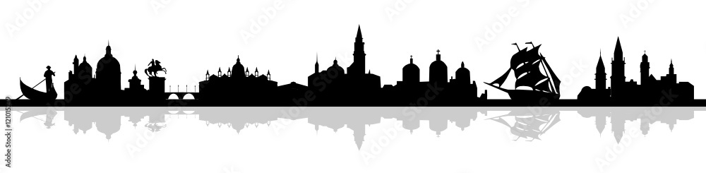 Fototapeta premium Skyline Venedig