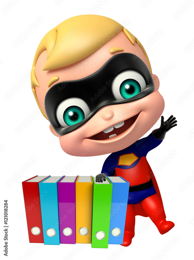 Fotografie cute superbaby with Files