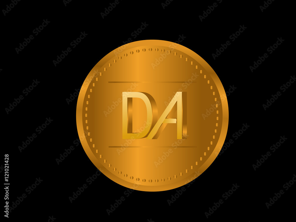 DA Initial Logo for your startup venture DA Initial Logo for your startup venture