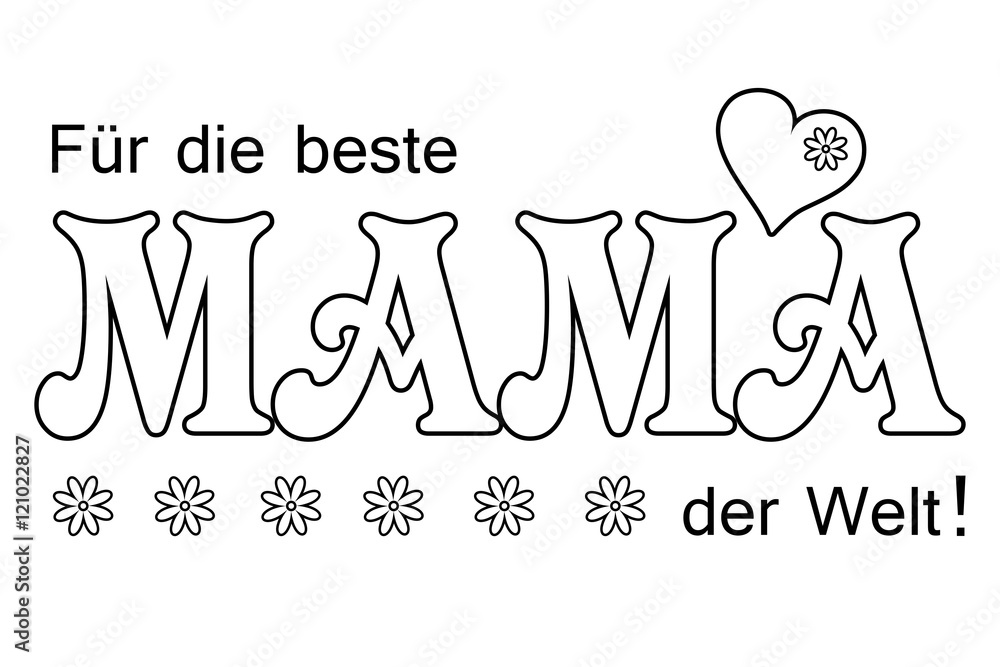 Ausmalbilder für Mama:  Zeichnen lernen und Freude schenken!