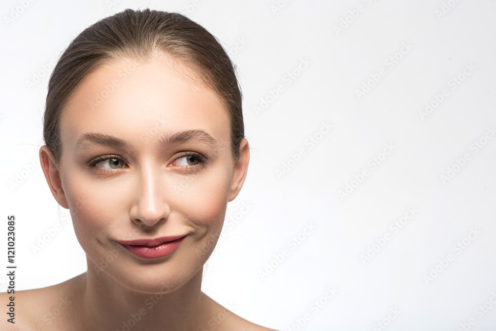 Pretty girl with nifty smile Pretty girl with nifty smile