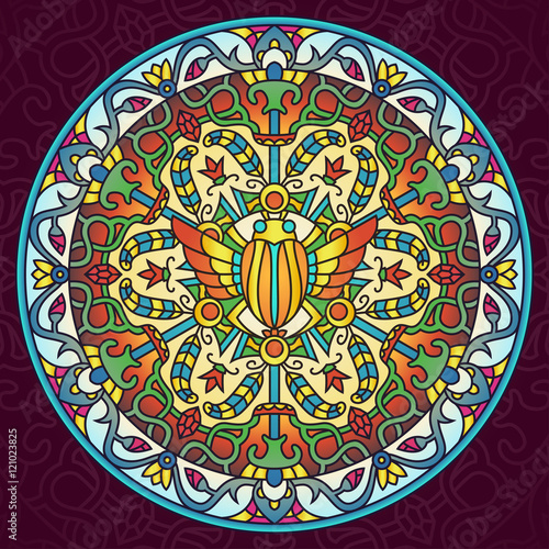 Egyptian Ancient Civilization Mandala