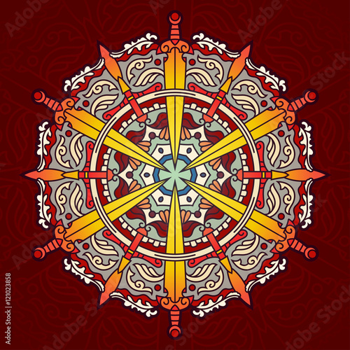 Roman Ancient Civilization Mandala