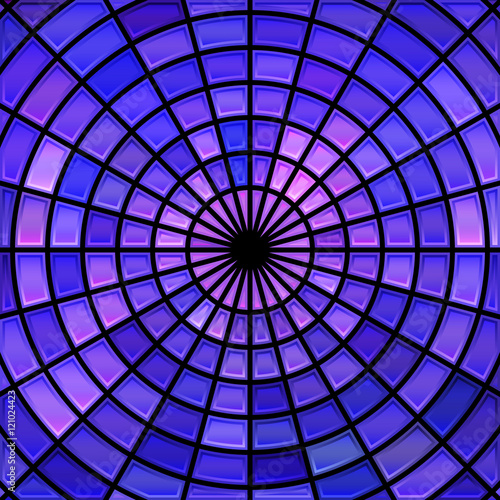 abstract vector stained-glass mosaic background