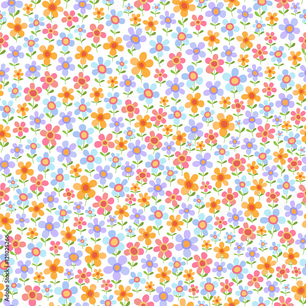Seamless pattern with flowers Seamless pattern with flowers