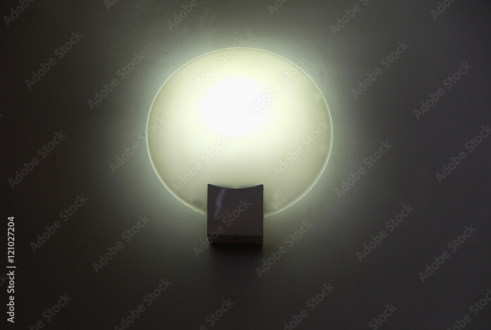 glowing lamp in the room glowing lamp in the room