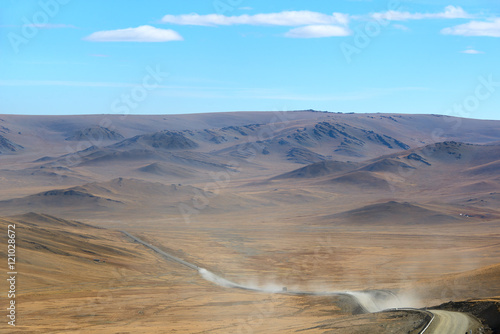 Wallpaper Mural Road travel across Mongolia Torontodigital.ca