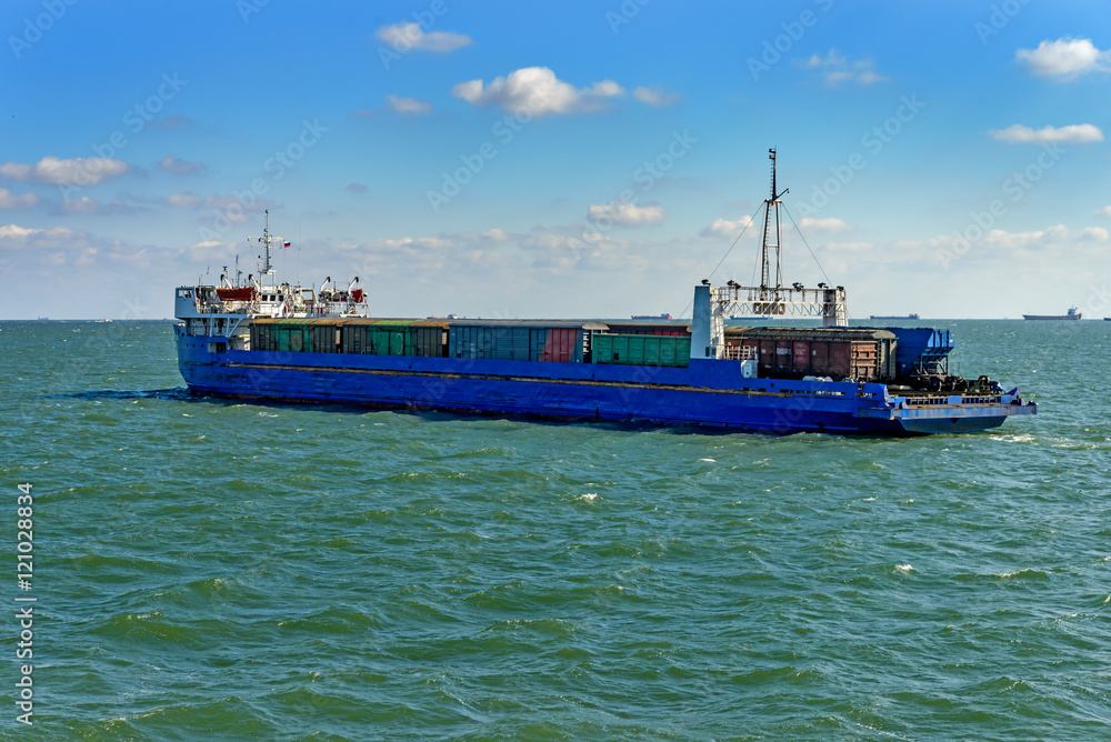 Fototapeta premium Rail ferry
