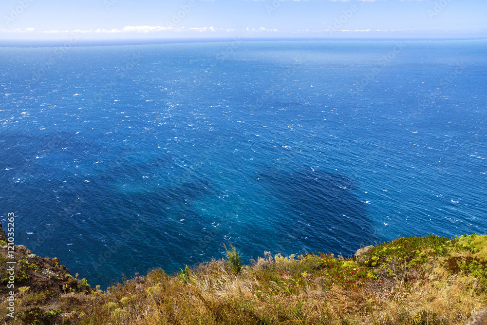 Atlantic ocean seaside, Madeira island, Portugal