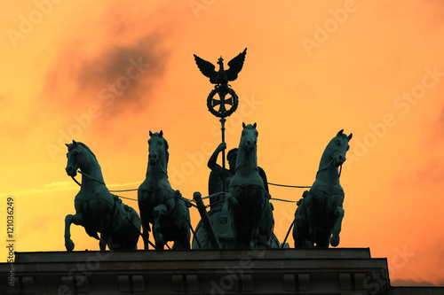 Brandenburger Tor mit Quadriga in Berlin