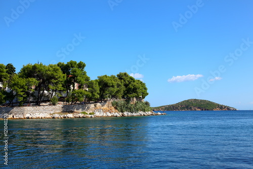 The view from the island of Skiathos,Greece