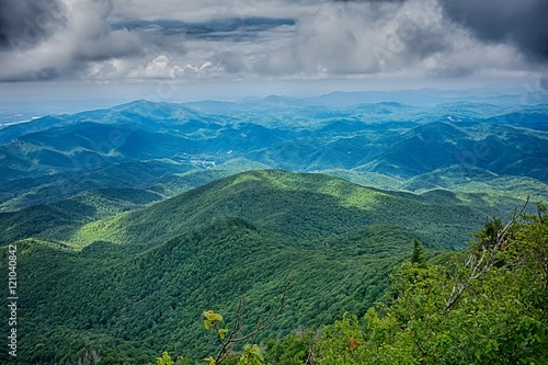 Fotografia scenes along appalachian trail in great smoky mountains