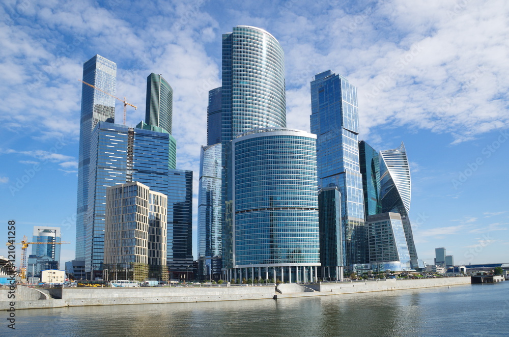 Moscow, Russia - August 26, 2016: Tower business center Moscow, Russia - August 26, 2016: Tower business center