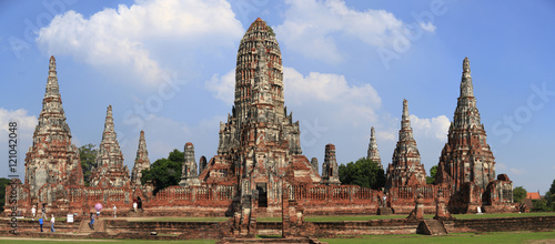 Main temple at old Thai capital of Ayutthaya