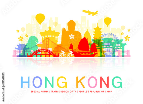 Hong Kong Travel Landmarks.