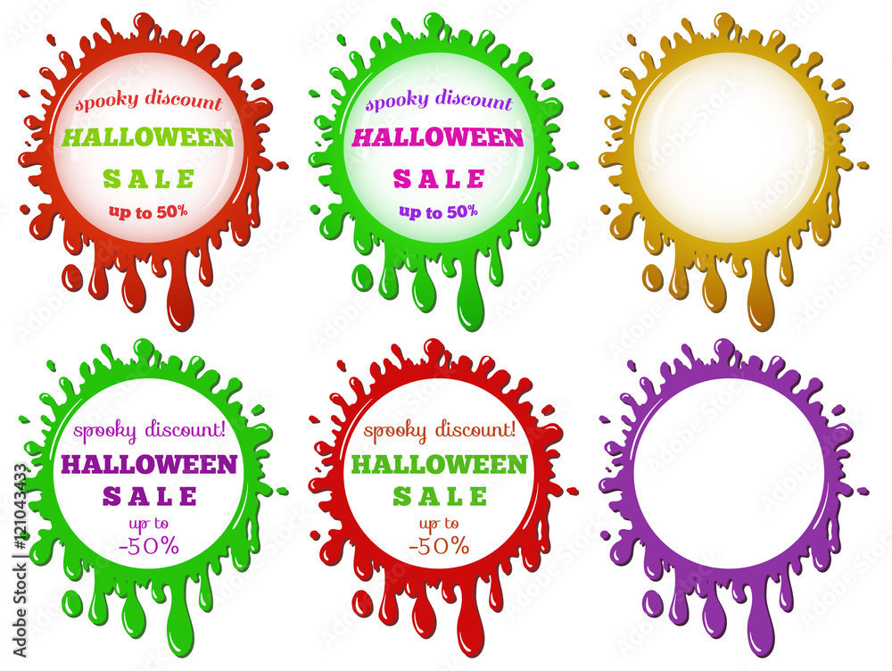 set of halloween sale stains set of halloween sale stains