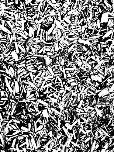 Black and White Wood Chips