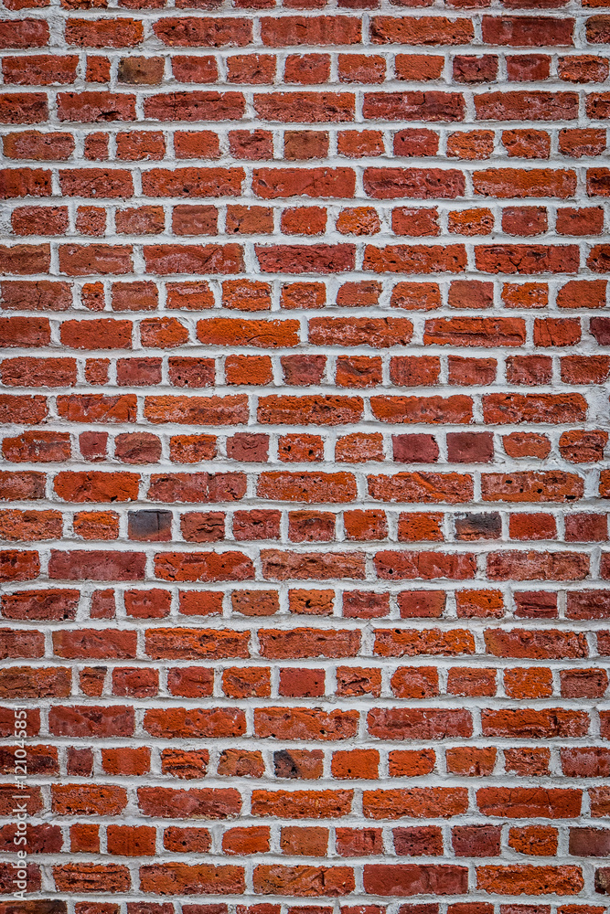 Mur de briques rouges Mur de briques rouges