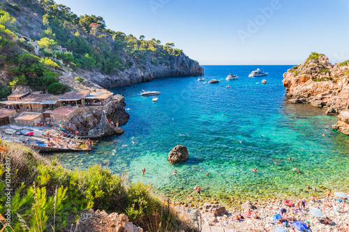 Spanien Mittelmeer Bucht Mallorca Cala Deia