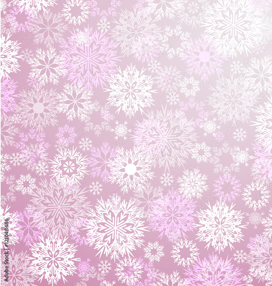 Vector Snowflakes Background Vector Snowflakes Background