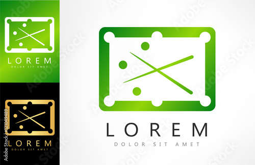 billiard table vector