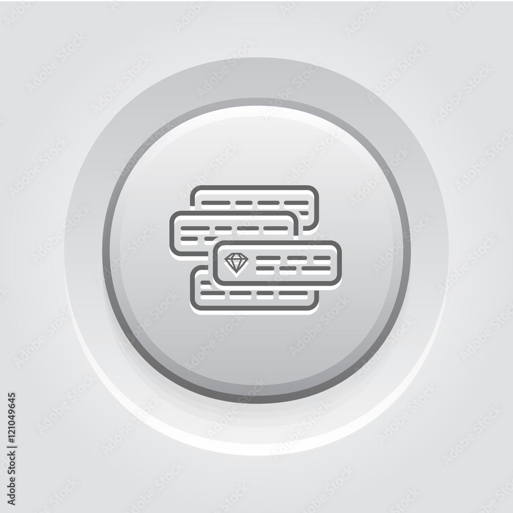 Internet Marketing Icon. Grey Button Design. Internet Marketing Icon. Grey Button Design.