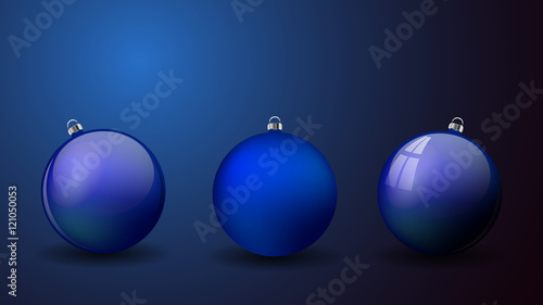 Set Christmas balls isolated. Happy New Year bauble traditional.