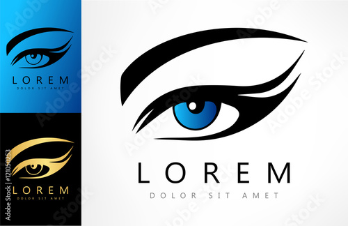 Woman eye logo