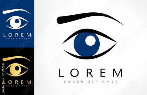 Woman eye logo