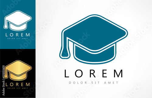 Graduation hat logo