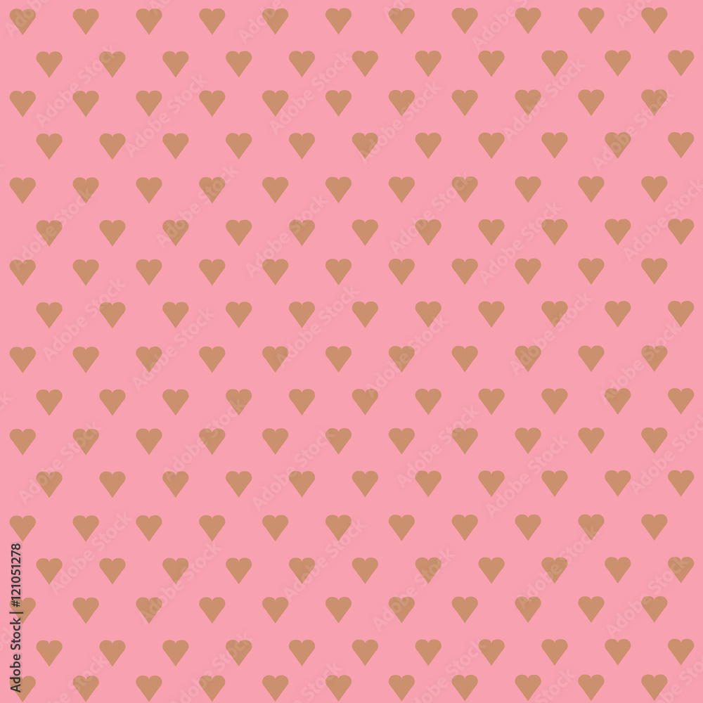 Seamless vector pattern with white hearts on pastel background Seamless vector pattern with white hearts on pastel background