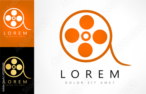 Movie symbol. Vector illustration.