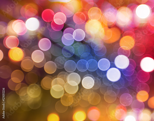 Color lights blur background