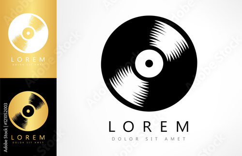 vinyl record logo