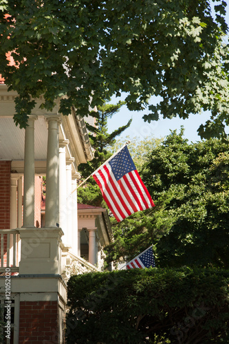 Patriotic US Flag Display