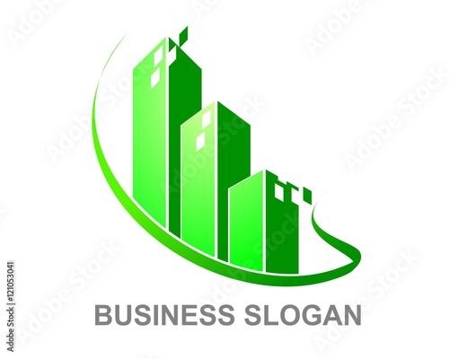logo theme built building
