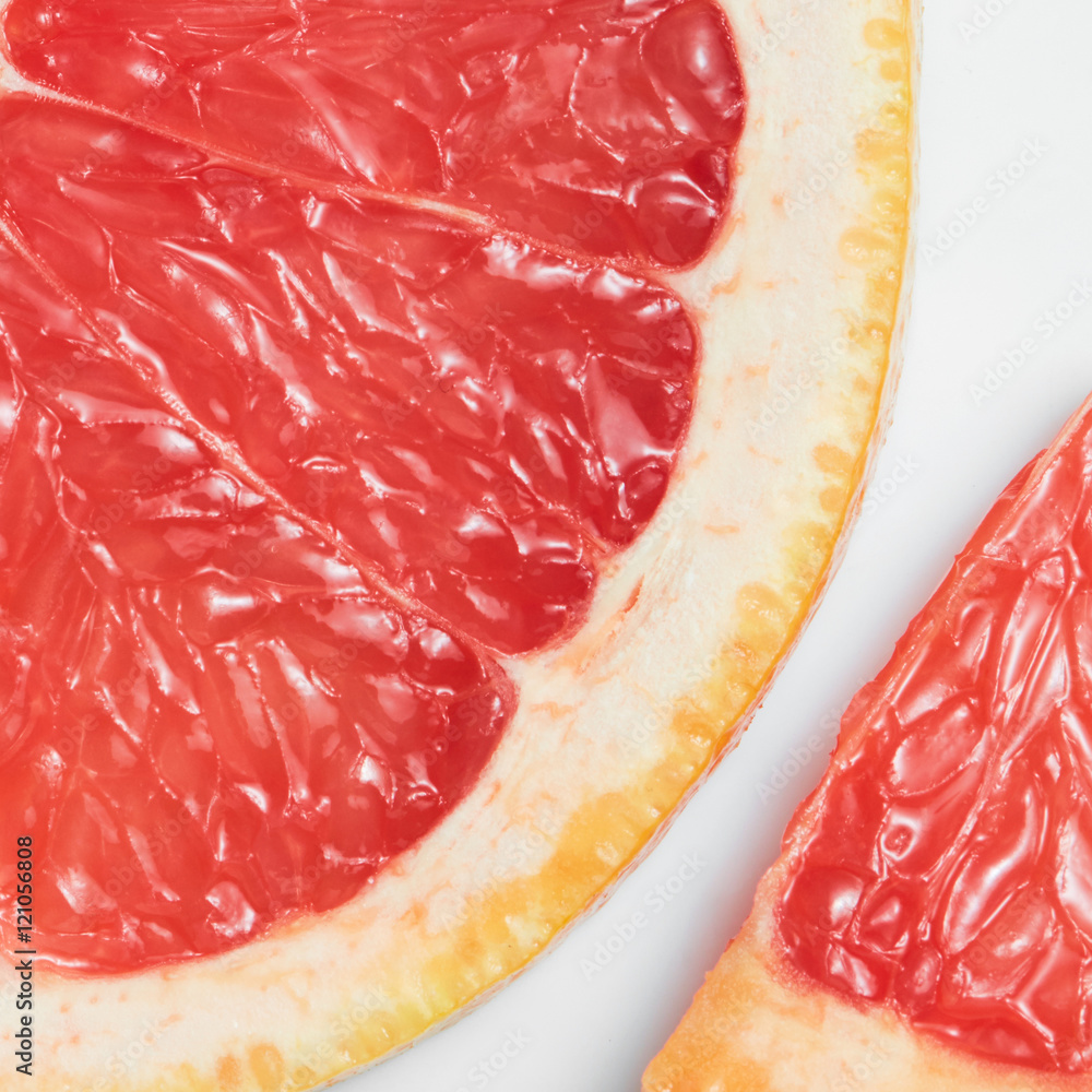 Abstract red background with citrus-fruit Abstract red background with citrus-fruit