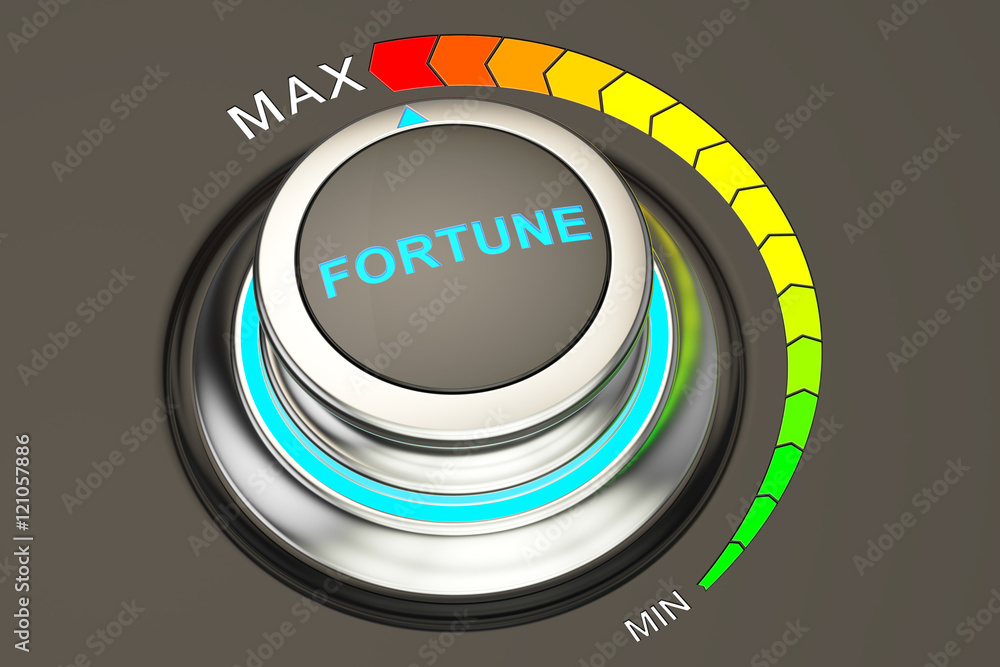 Fortune controller, highest level fortune. 3D rendering Fortune controller, highest level fortune. 3D rendering