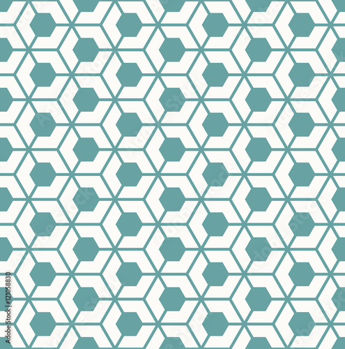  seamless vector pattern of hexagonal grid.