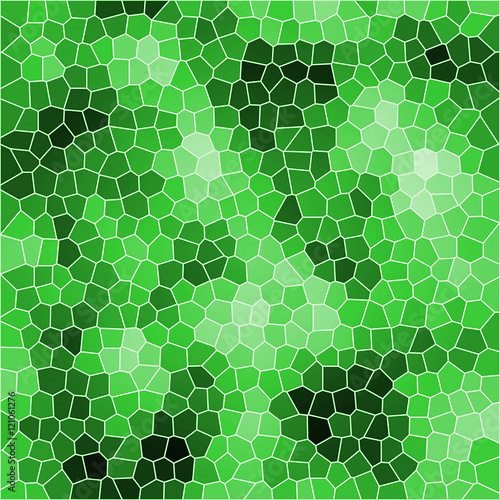 green abstract cells