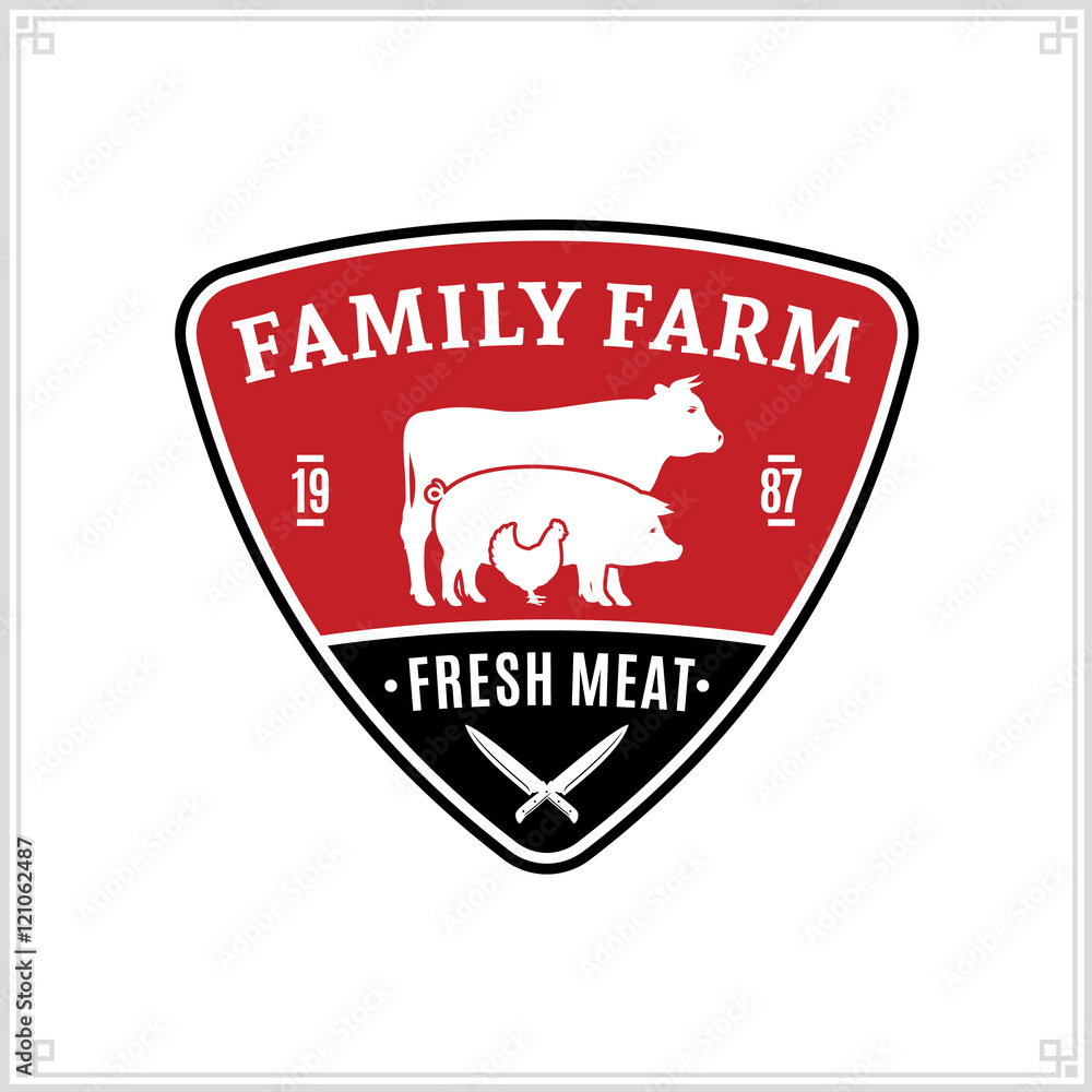 Butcher shop logo Butcher shop logo