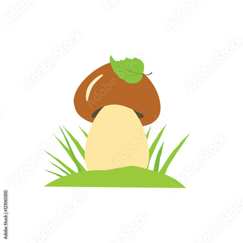 illustration with mushroom