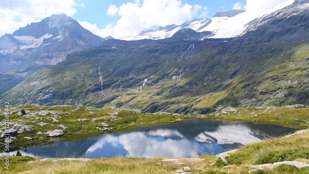The White Lake at 2000 metres of elevation, Vanoise National Park, France The White Lake at 2000 metres of elevation, Vanoise National Park, France