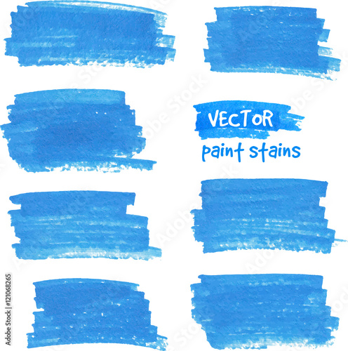 Vector spot of paint drawn by felt pen