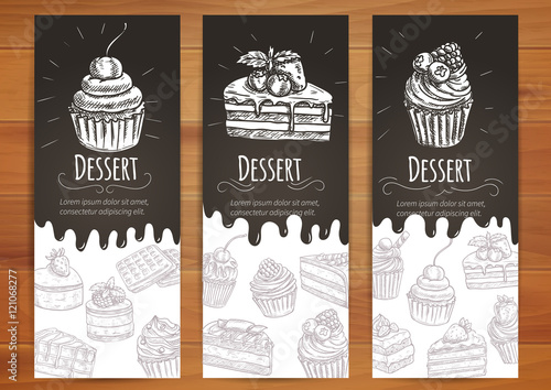 Bakery, confectionery, pastries, desserts poster