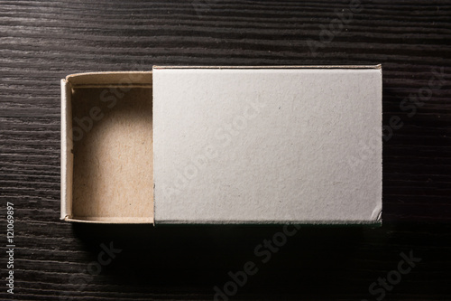 Paper Match Boxes Cartons Cardboard White Blank Template Contraast