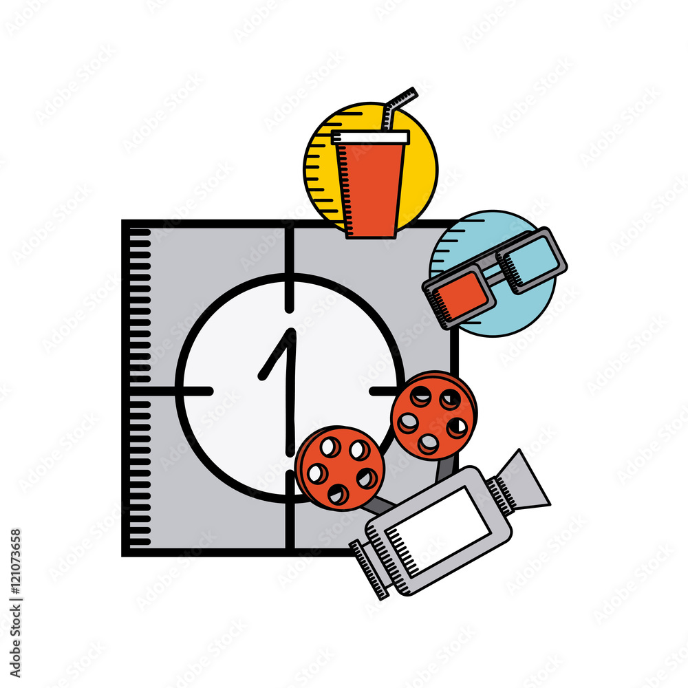 movie cinema flat line icon vector illustration design movie cinema flat line icon vector illustration design
