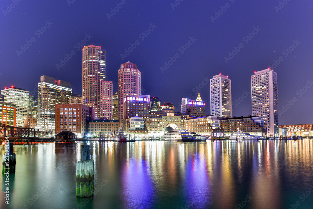 Boston Harbor and Skyline